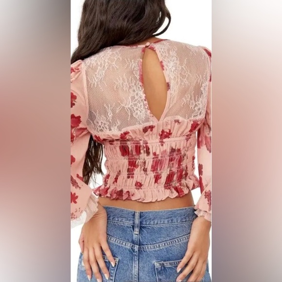 NWOT Free People Women’s Daphne Blouse Top - Picture 2 of 9